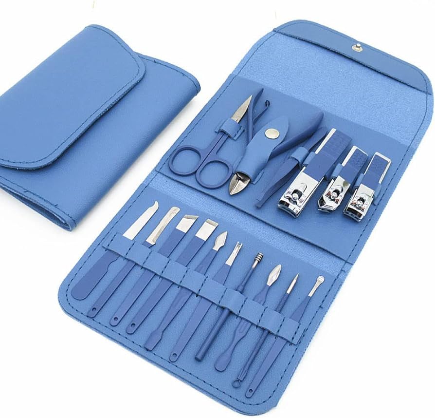 Nail cutter  16PCS Stainless Steel Manicure & Pedicure Set – Professional Kit