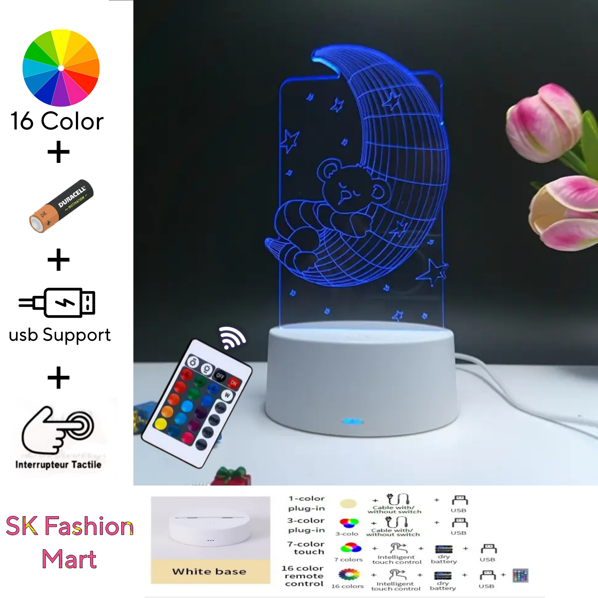 3d lamp light