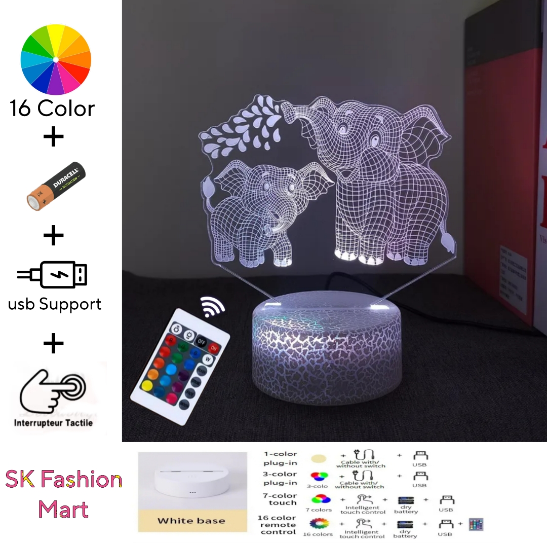 3d lamp light