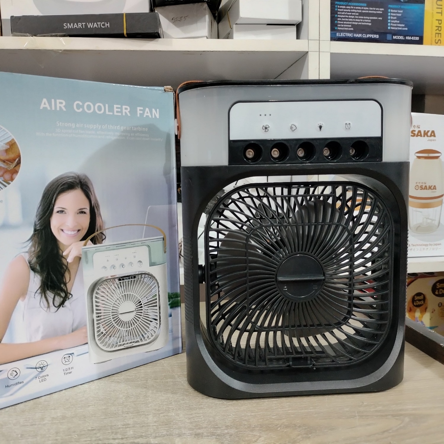 Air Cooling USB Fan with LED