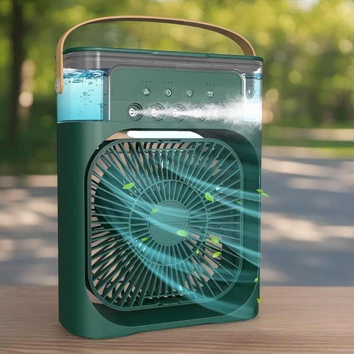 Air Cooling USB Fan with LED