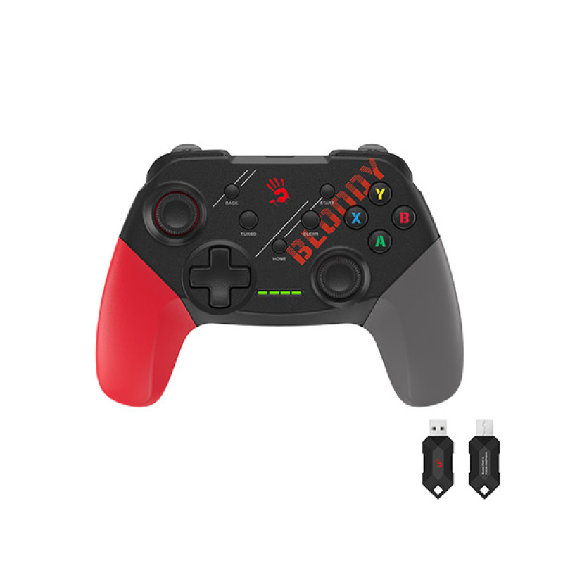 A4Tech Bloody GPW50 2.4G Wireless & USB Gaming Controller -Red