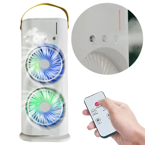Portable Light Humidifier Double-Ended Spray Fan