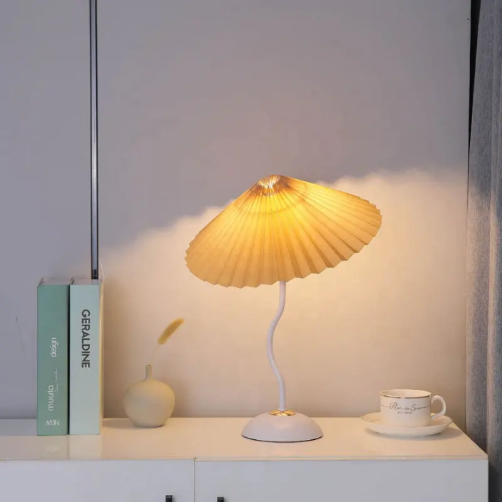 Bedside Lamp Umbrella Design