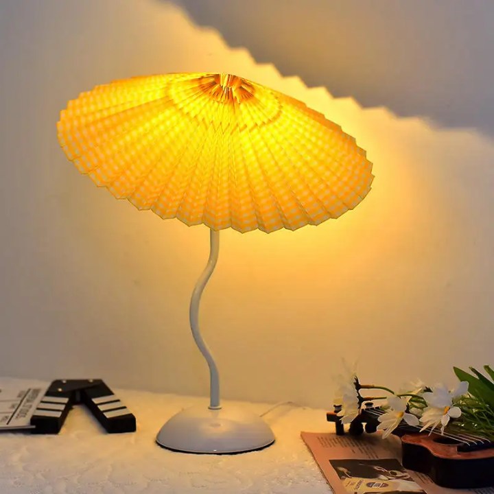 Bedside Lamp Umbrella Design
