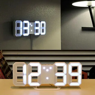 3d Led Digital Wall Alarm Clock