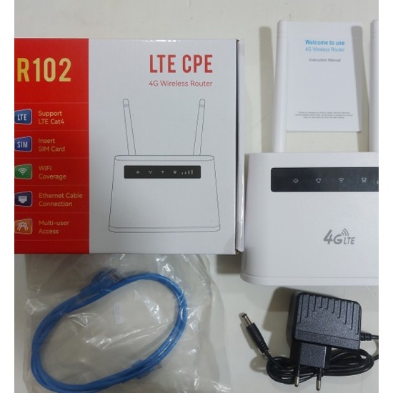 4G LTE CPE R102 4G Wireless Sim Supported Wifi Router