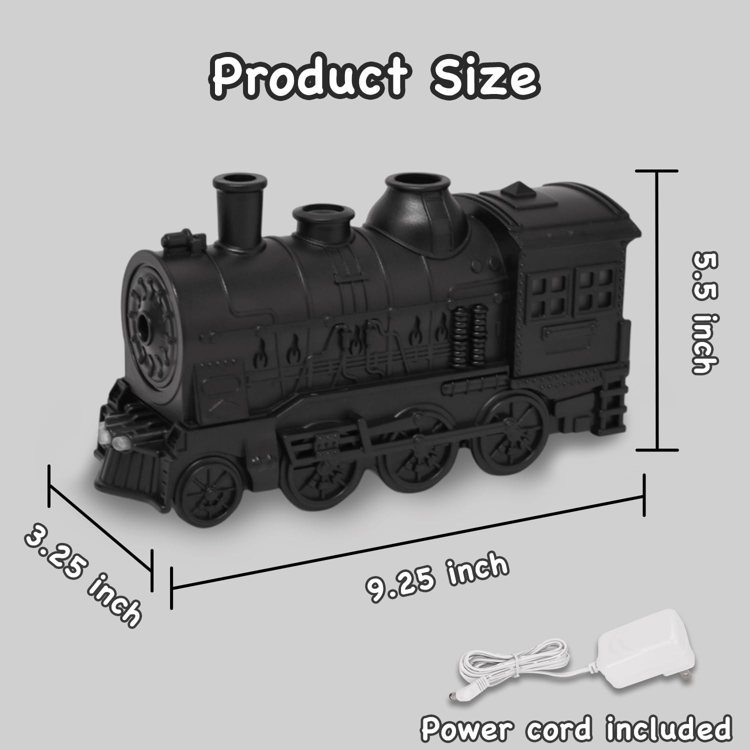 Creative Train Spit Ring Ultrasonic Air Humidifier Aromatherapy Home Bedroom Creative Essential Oil Burner Diffuser
