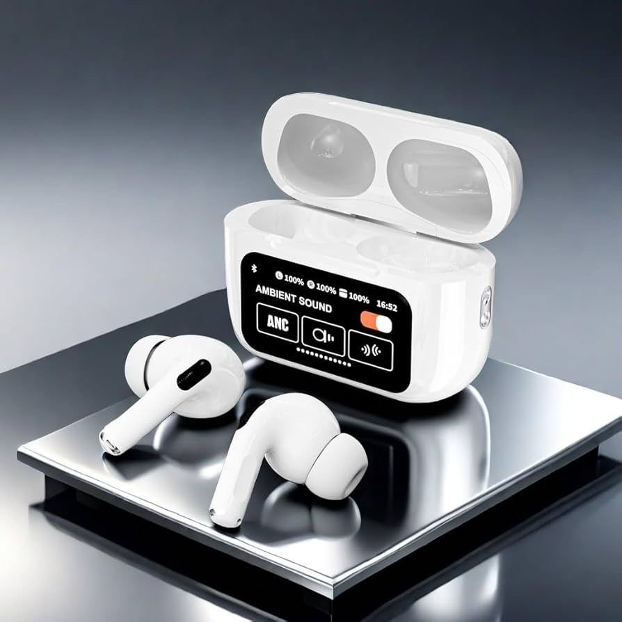 A9 Pro ANC/ENC Dauble Dark Noise Reduction Touch Control Bluetooth Earbuds