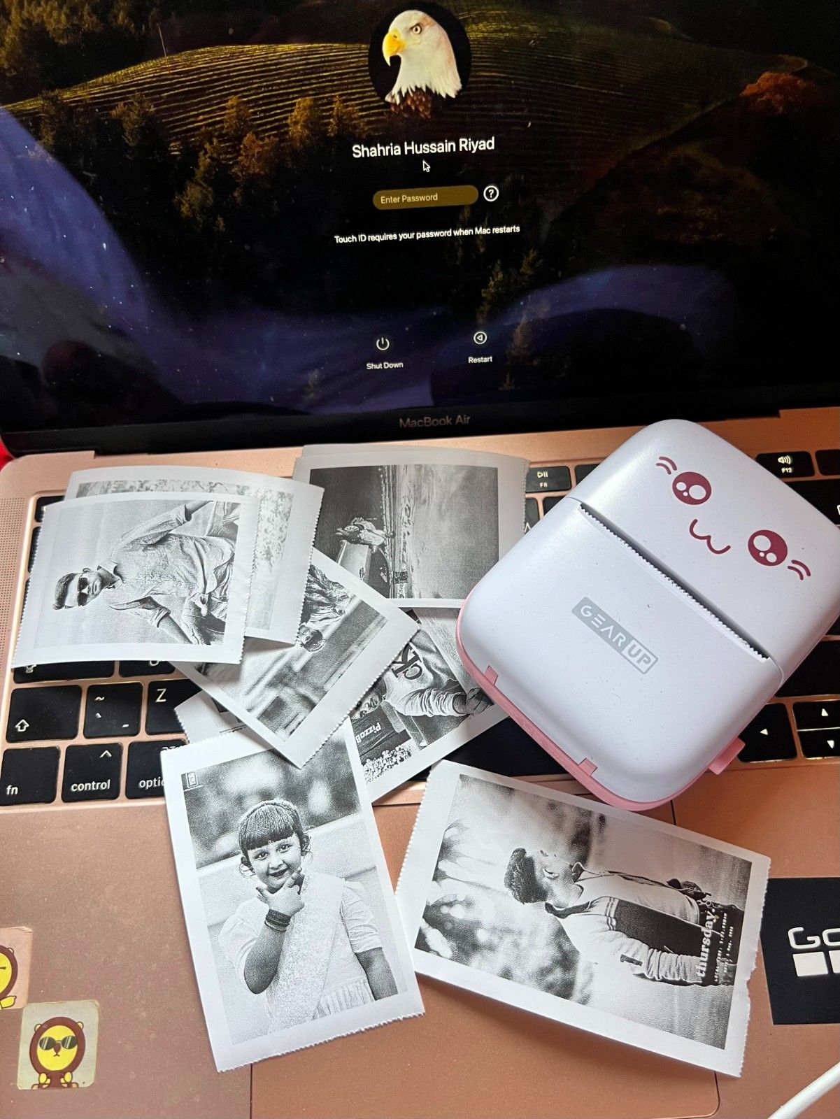 GearUP Mini Thermal Bluetooth Printer