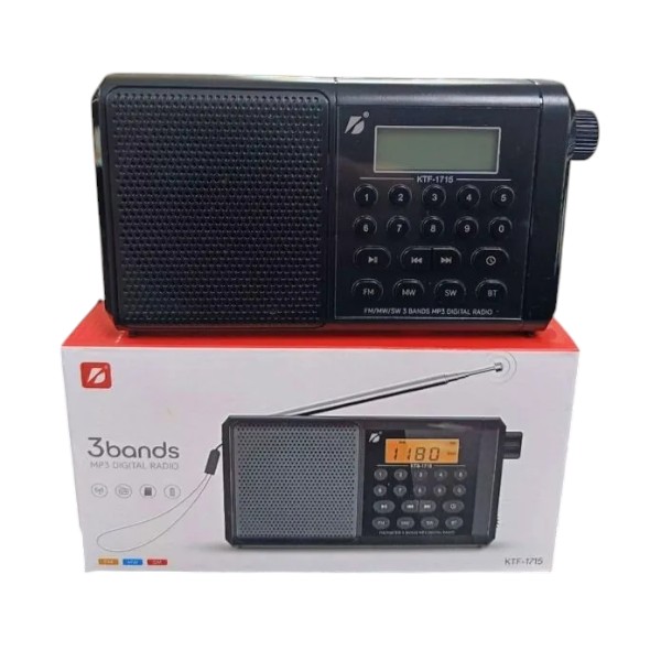 Radio and Bluetooth speaker with Digital display