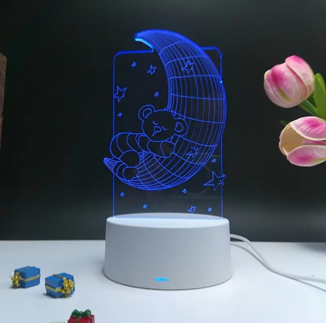 3d lamp light