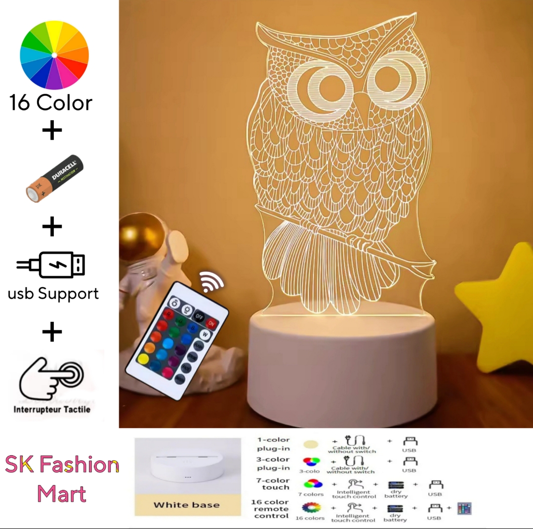 3d lamp light