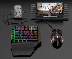5 In 1 Combo Gaming Keyboard And Mouse Wireless Bluetooth For PC Smartphone PUBG Mobile Game Accessories